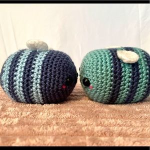 Crochet ocean bees